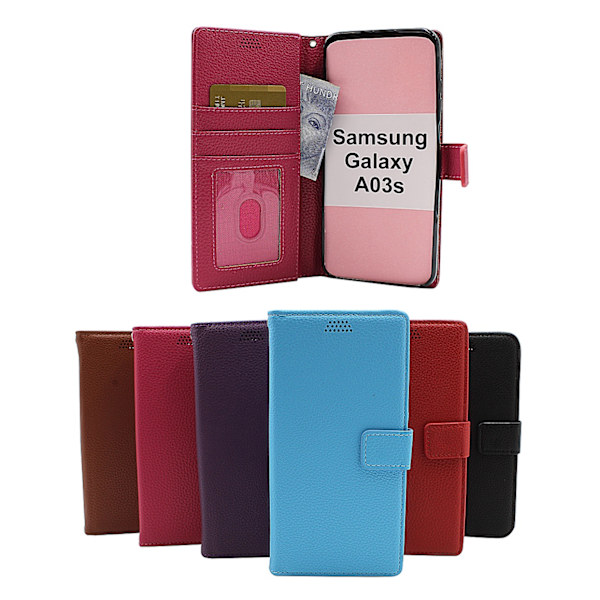 New Standcase Wallet Samsung Galaxy A03s (SM-A037G) Lila