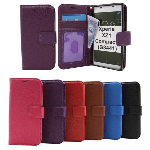 New Standcase Wallet Sony Xperia XZ1 Compact (G8441) Brun