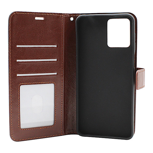 Crazy Horse Wallet Motorola Moto G14 Grön