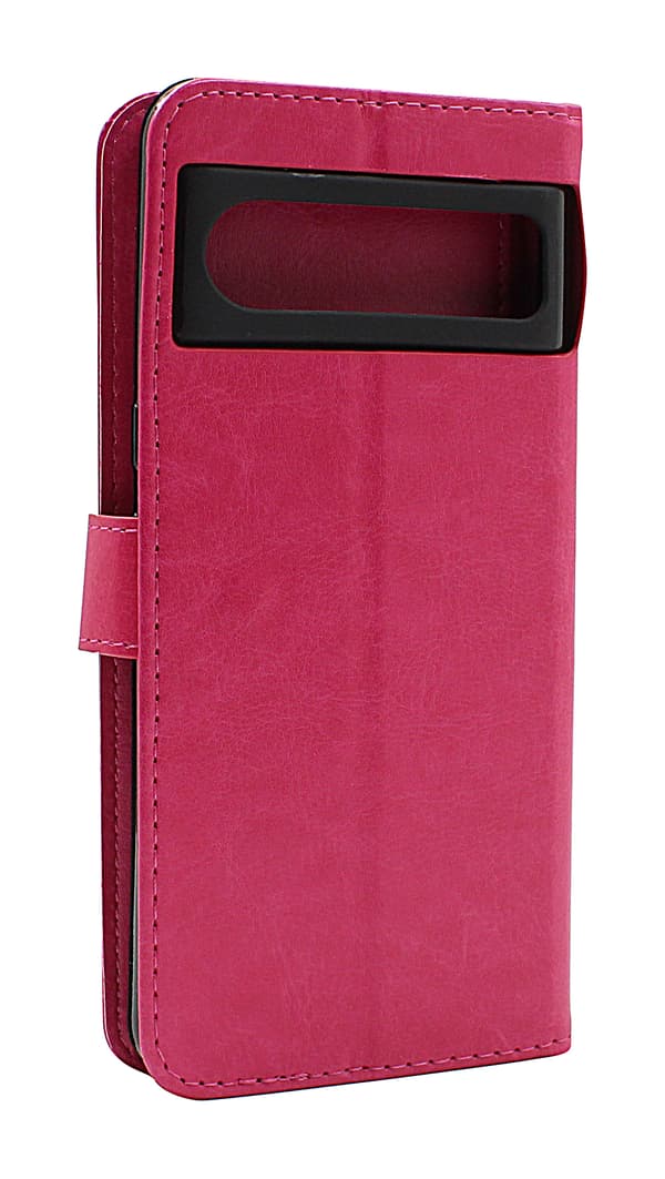 Crazy Horse Wallet Google Pixel 8 Pro 5G Röd