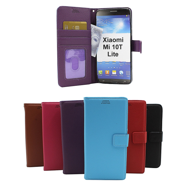 New Standcase Wallet Xiaomi Mi 10T Lite (Svart) Lila