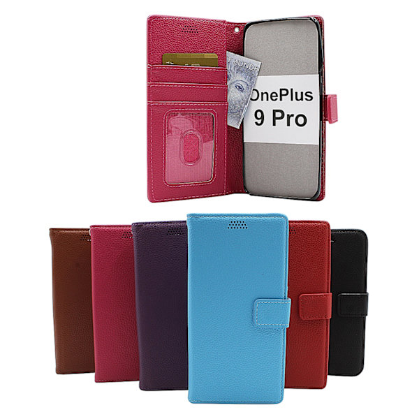 New Standcase Wallet OnePlus 9 Pro Röd