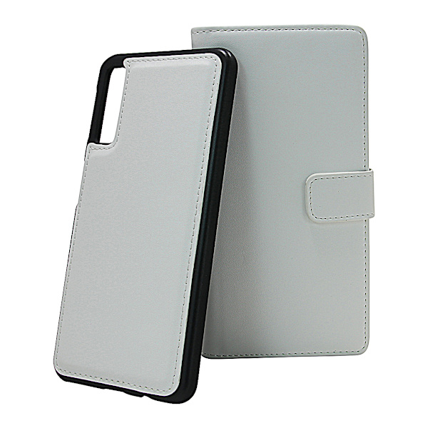Skimblocker Magnet Wallet Samsung Galaxy A7 2018 (A750FN/DS) Vit