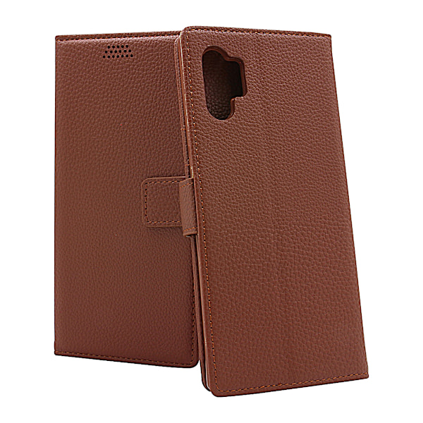 New Standcase Wallet Samsung Galaxy Note 10 Plus (N975F/DS) Brun