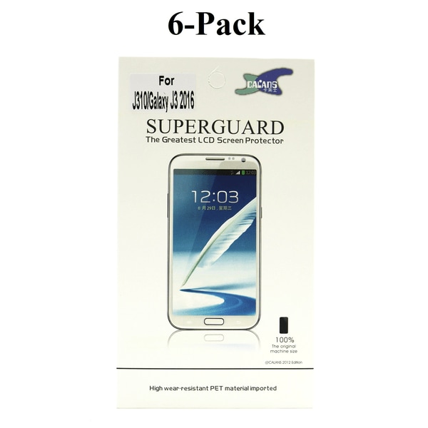 6-Pack Skärmskydd Samsung Galaxy J3 2016  (J320F)