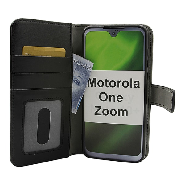 Skimblocker Magnet Wallet Motorola One Zoom