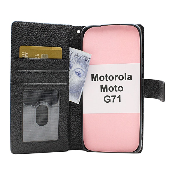 New Standcase Wallet Motorola Moto G71 Brun