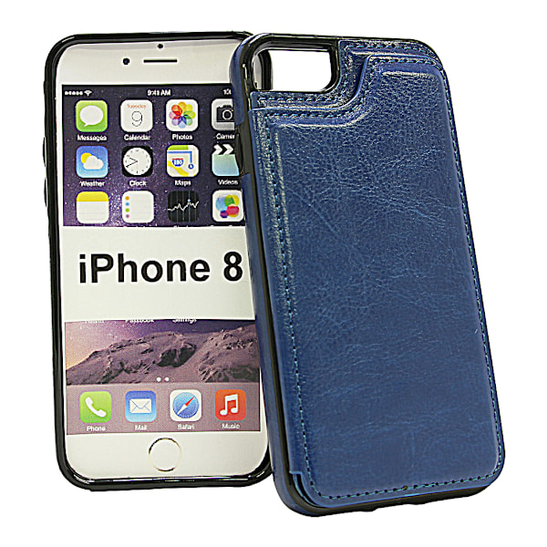 CardCase iPhone 8 Marinblå