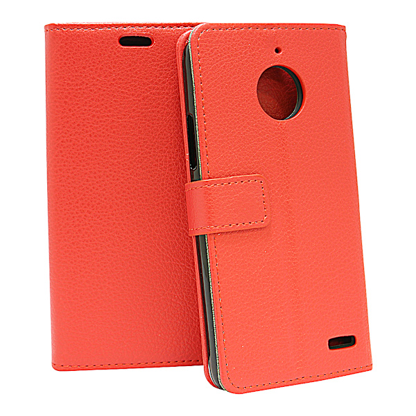 Standcase Wallet Moto E4 / Moto E (4th gen) (XT1762) Röd