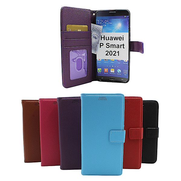 New Standcase Wallet Huawei P Smart 2021 Ljusblå