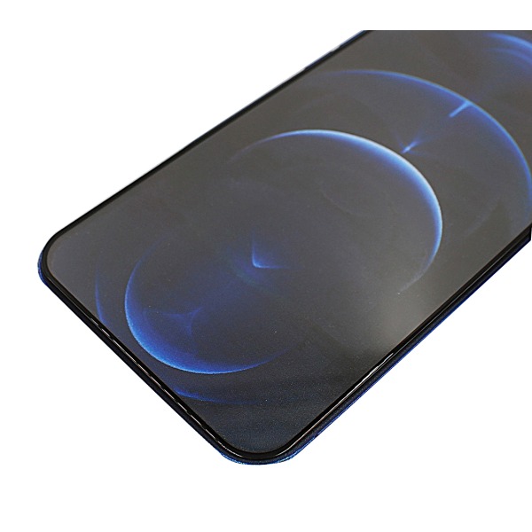 Full Frame Glas skydd iPhone 12 Pro Max (6.7) (Svart)