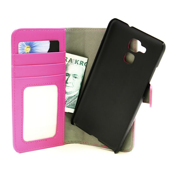 Magnet Wallet Huawei Honor 7 Lite (NEM-L21) Hotpink
