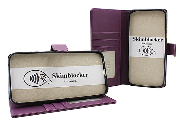 Skimblocker iPhone 12 Pro (6.1) Magnet Plånboksfodral