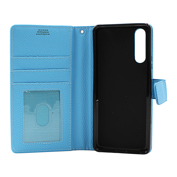 New Standcase Wallet Sony Xperia 10 IV 5G (XQ-CC54) Ljusblå