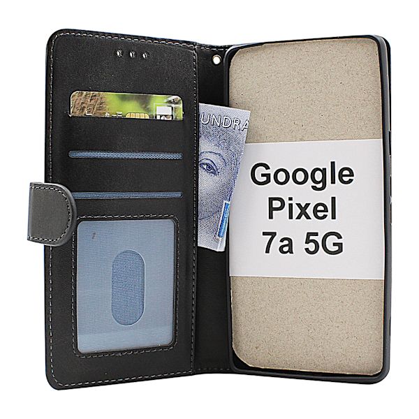 Zipper Standcase Wallet Google Pixel 7a 5G Aqua