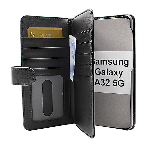 Skimblocker XL Wallet Samsung Galaxy A32 5G (A326B) Svart