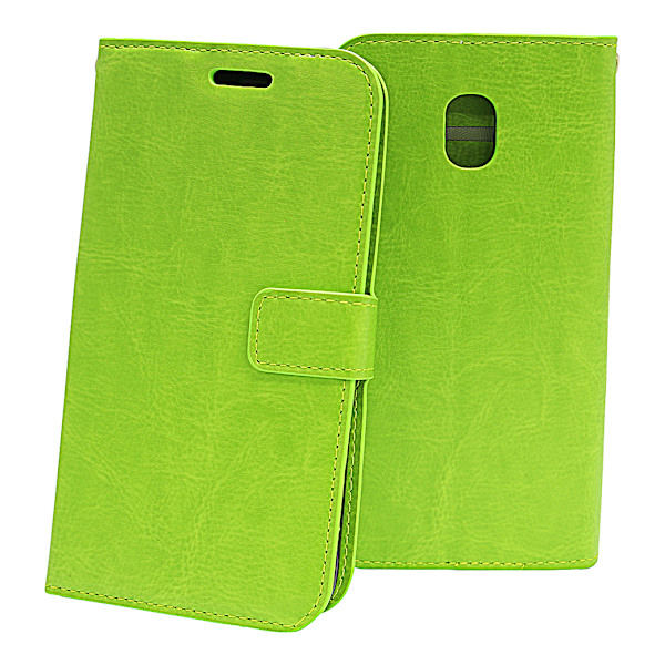 Crazy Horse Wallet Samsung Galaxy J3 2017 (J330FD) Grön