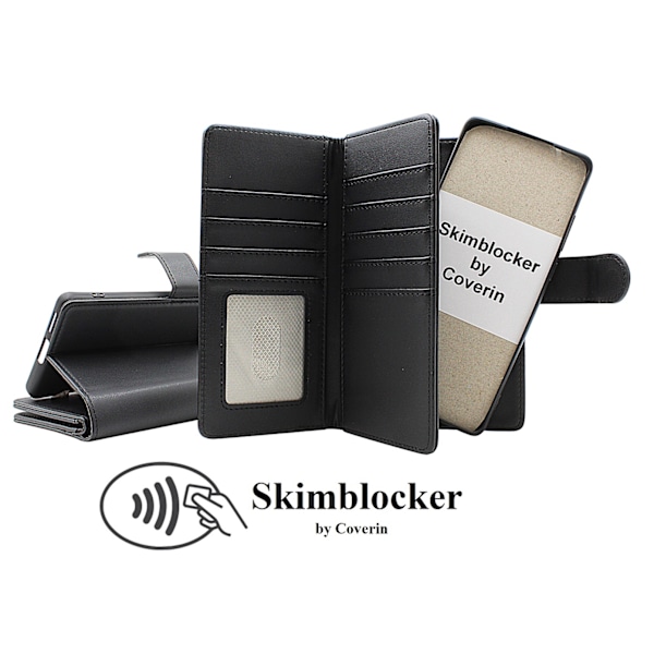 Skimblocker Samsung Galaxy S25 Ultra XL Magnetfodral Svart