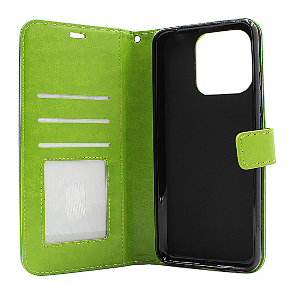 Crazy Horse Wallet Xiaomi Redmi 12C Grön
