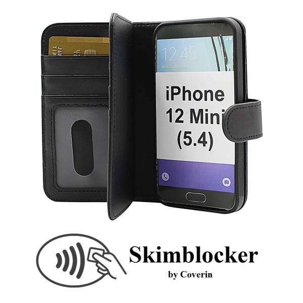 Skimblocker XL Magnet Fodral iPhone 12 Mini (5.4)
