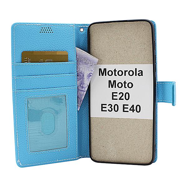 New Standcase Wallet Motorola Moto E20 / E30 / E40 Svart