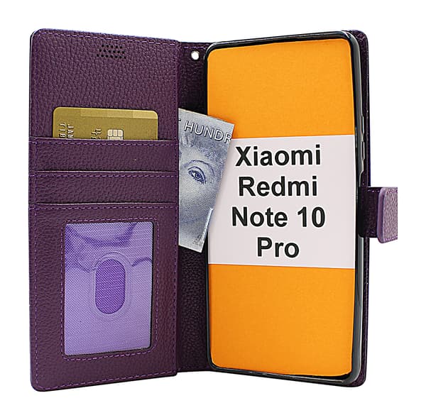 New Standcase Wallet Xiaomi Redmi Note 10 Pro Röd