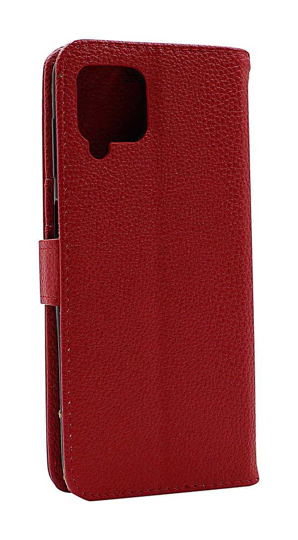 New Standcase Wallet Samsung Galaxy A12 (A125F/DS) Röd