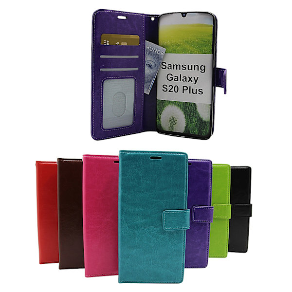 Crazy Horse Wallet Samsung Galaxy S20 Plus (G986B) Turkos