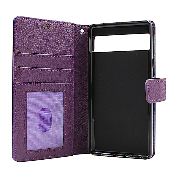 New Standcase Wallet Google Pixel 7a 5G Ljusblå