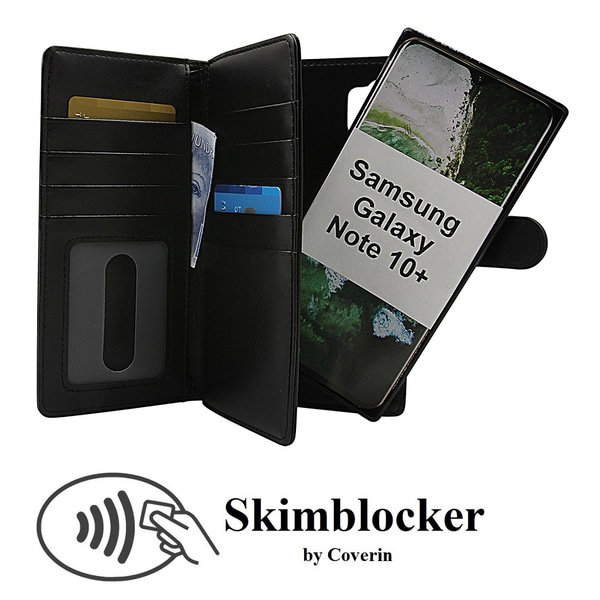 Skimblocker XL Magnet Wallet Samsung Galaxy Note 10 Plus