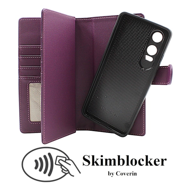 Skimblocker OnePlus Nord CE 4 Lite XL Magnet Plånboksfodral Svart