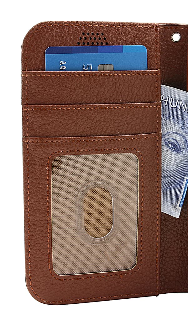 New Standcase Wallet Samsung Galaxy M20 (M205F) Brun