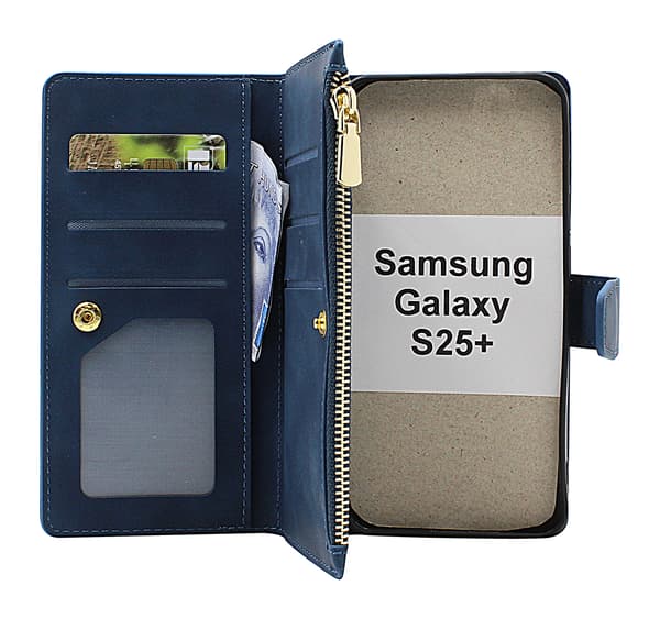 XL Samsung Galaxy S25+ Lyx Plånboksfodral Lila
