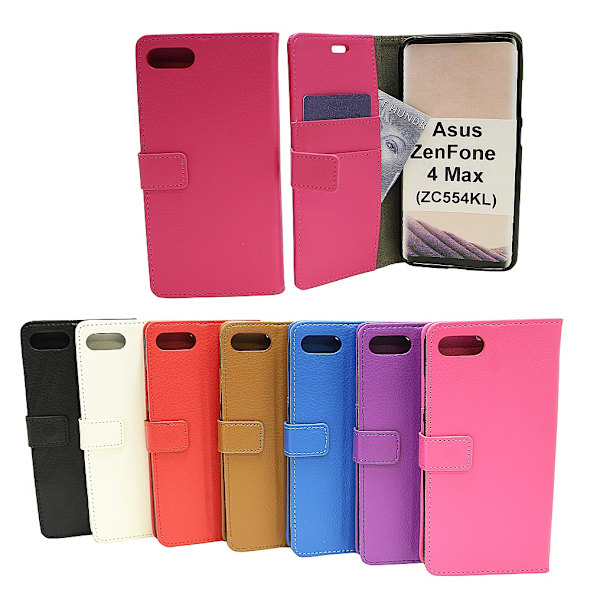 Standcase Wallet Asus ZenFone 4 Max (ZC554KL) Lila