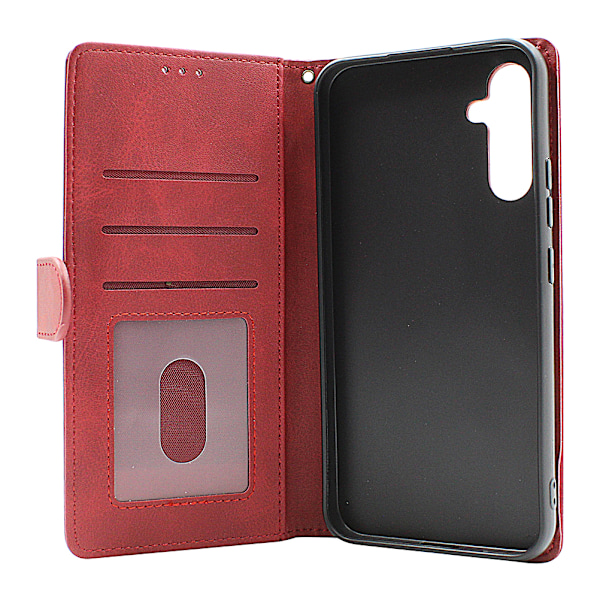 Zipper Standcase Wallet Samsung Galaxy A34 5G Grå