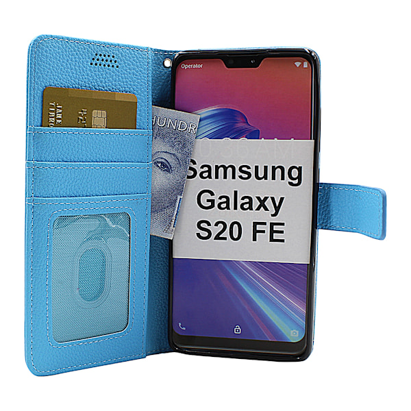 New Standcase Wallet Samsung Galaxy S20 FE/S20 FE 5G (Svart) Röd
