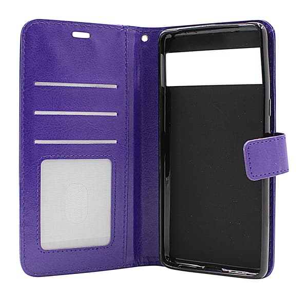 Crazy Horse Wallet Google Pixel 7 5G Hotpink