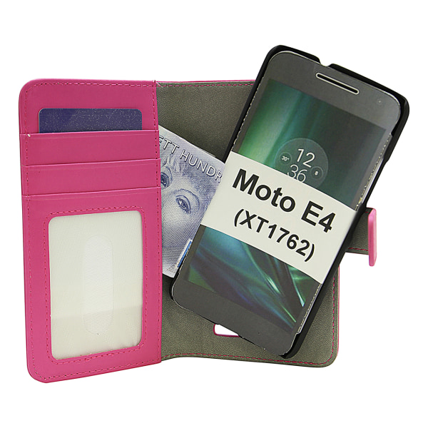 Magnet Wallet Moto E4 / Moto E (4th gen) (XT1762) Hotpink
