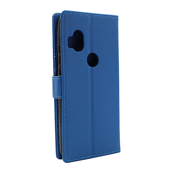 New Standcase Wallet Motorola One Hyper Blå