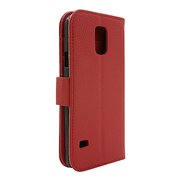New Standcase Wallet Samsung Galaxy S5 (G900F/G903F) Röd
