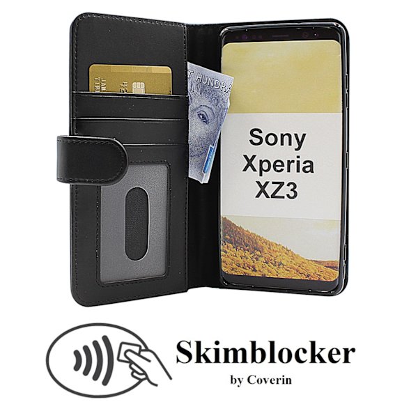 Skimblocker Plånboksfodral Sony Xperia XZ3