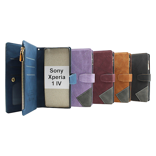 XL Standcase Lyxfodral Sony Xperia 1 IV (XQ-CT54) Brun