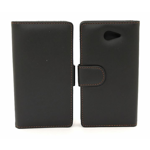 Plånboksfodral Sony Xperia M2 (D2303) Svart
