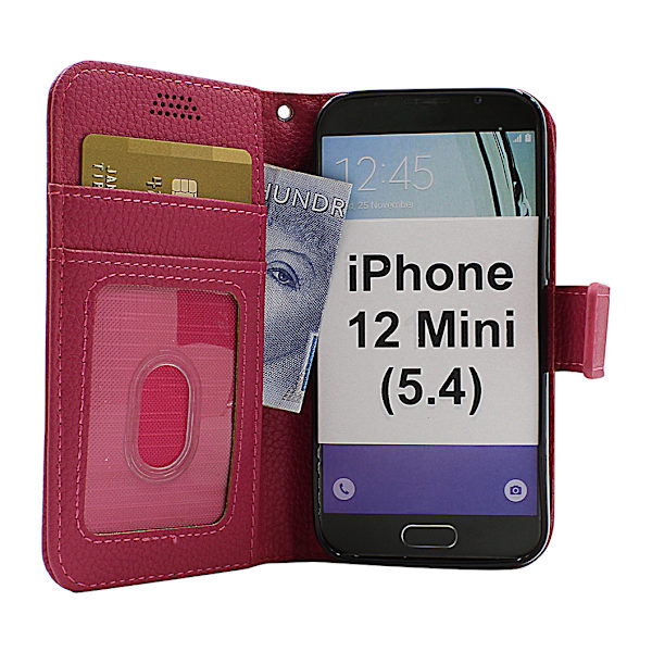 New Standcase Wallet iPhone 12 Mini (5.4) (Svart) Svart