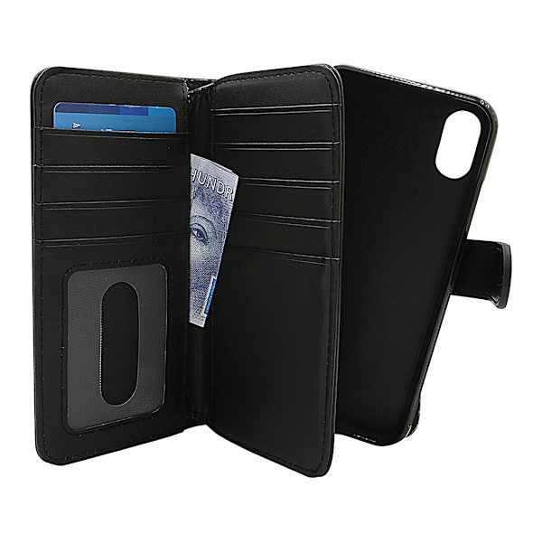 Skimblocker XL Magnet Wallet iPhone X/Xs Svart