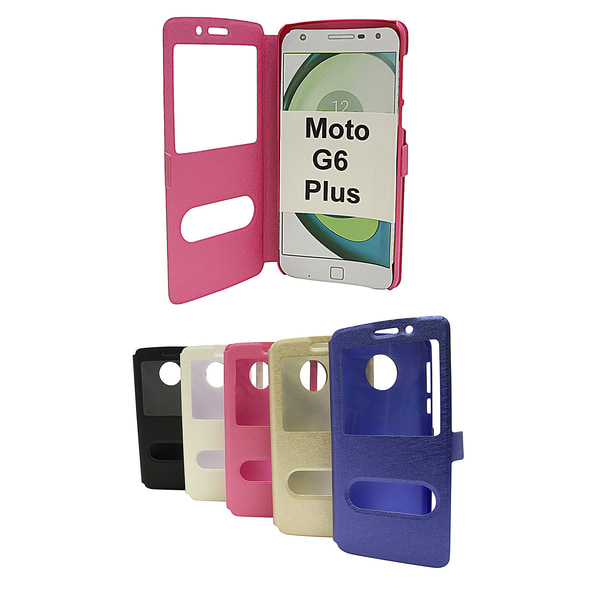 Flipcase Motorola Moto G6 Plus Blå