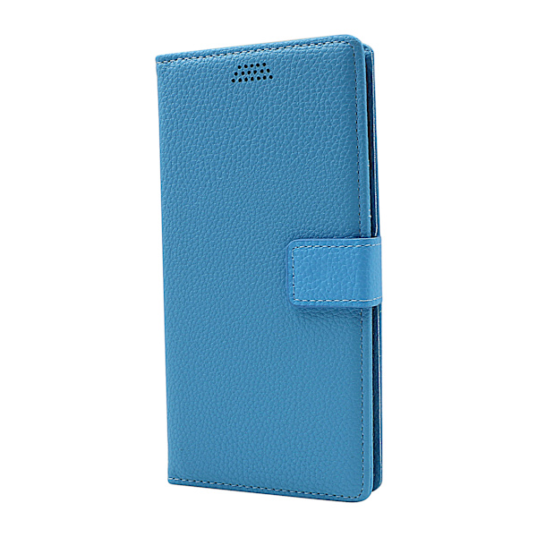 New Standcase Wallet Xiaomi Redmi Note 9s / Note 9 Pro (Svart) Ljusblå
