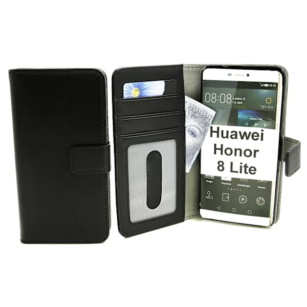 Magnet Wallet Huawei Honor 8 Lite Svart