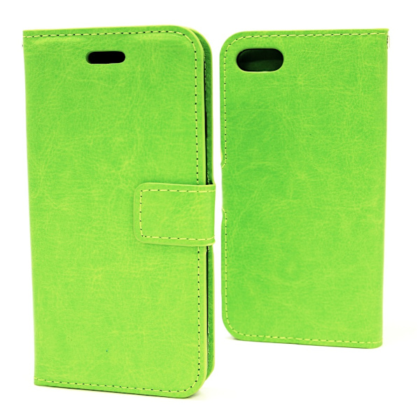 Crazy Horse Wallet iPhone 7 Grön