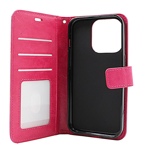 Crazy Horse Wallet iPhone 15 Pro Turkos